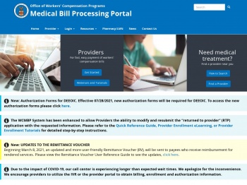Medical Bill Processing Portal | Office of Workers ...