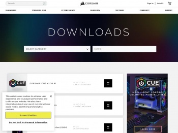 CORSAIR Downloads | CORSAIR iCUE Software