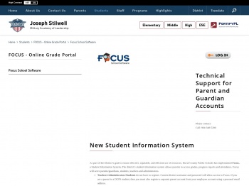 FOCUS - Online Grade Portal / Focus School Software - Duval ...