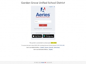 Aeries: Portals - Garden Grove Unified School District