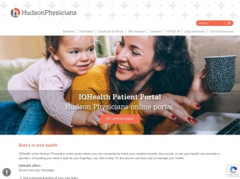 IQHealth Patient Portal | Hudson Physicians
