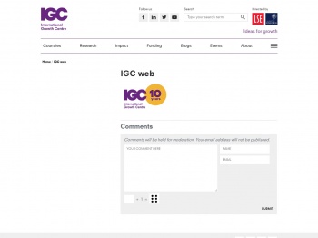 IGC web - IGC