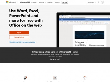 Free Microsoft Office online, Word, Excel, PowerPoint, formerly ...