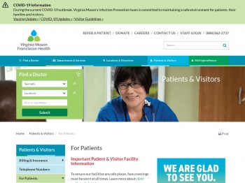 For Patients | Virginia Mason Medical Center, Seattle
