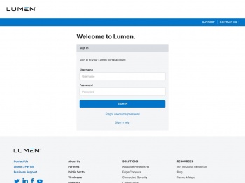 MyLevel3 customer portal - Lumen