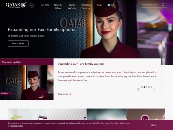 Trade Partners Homepage | Qatar Airways