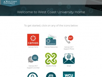 Welcome to West Coast University Portal