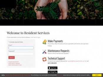 Login to The Blairs Resident Services | The Blairs - RENTCafe