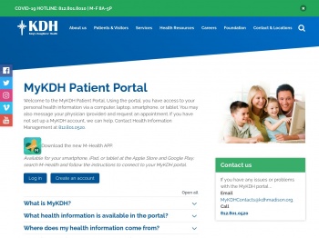 MyKDH Patient Portal | King's Daughters' Health