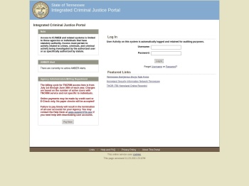 Integrated Criminal Justice Portal - State Services - TN.gov