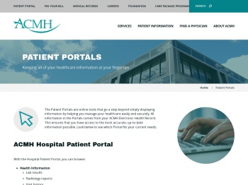 Patient Portals - ACMH
