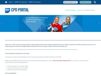 CPD Portal - ANMF