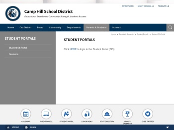 Student Portals / Student SIS Portal - Camp Hill School District