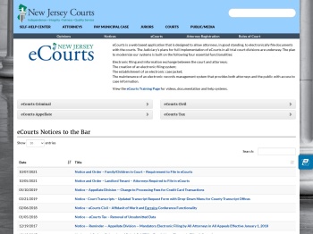 New Jersey eCourts - NJ Courts