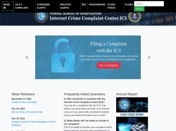Internet Crime Complaint Center(IC3) | Home Page