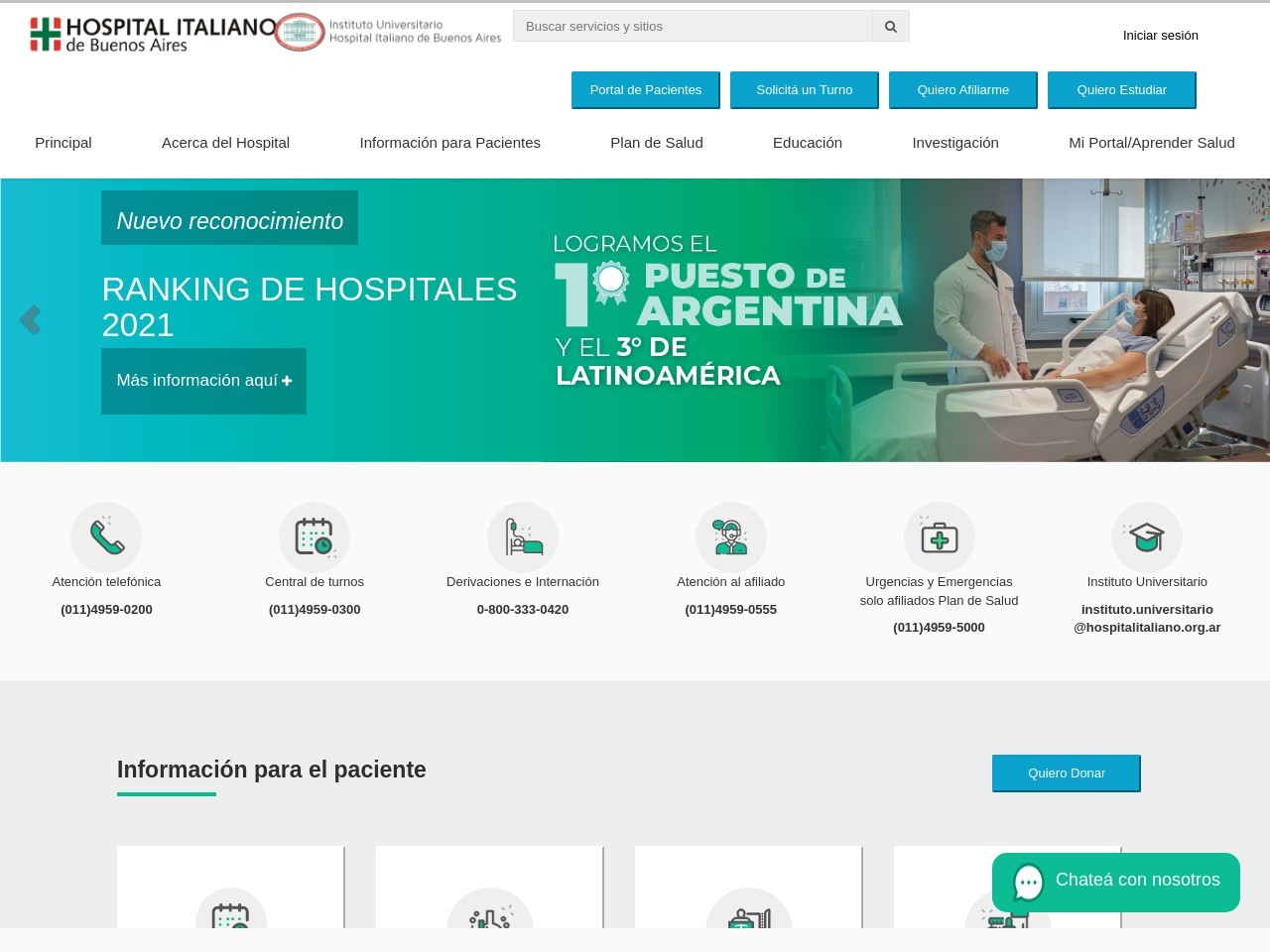 Aprender Salud / Mi Portal - Hospital Italiano