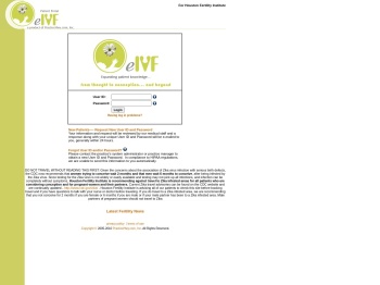 eIVF Patient Portal - Login - Houston Fertility Institute