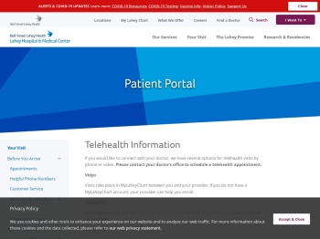 Patient Portal - Lahey Hospital & Medical Center, Burlington ...