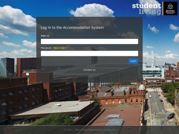 Accommodation System Login - Student Living - Manchester ...