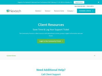 Nextech Community Portal | Client Support | Webinars | Help ...