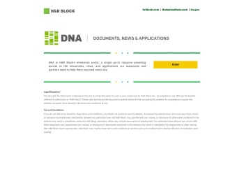 Employee Login for DNA Intranet | H&R Block® - Login