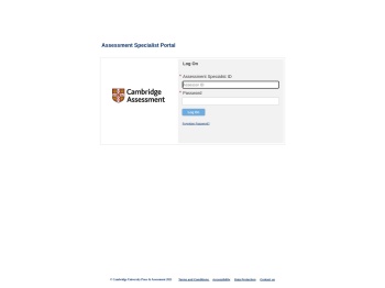 Assessment Specialist Portal