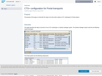 CTS+ configuration for Portal transports - Community Wiki - SAP