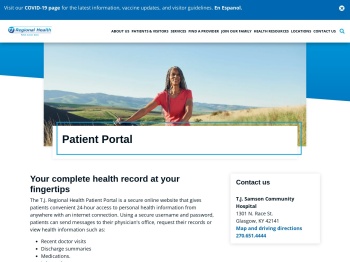 Patient Portal | T.J. Regional Health