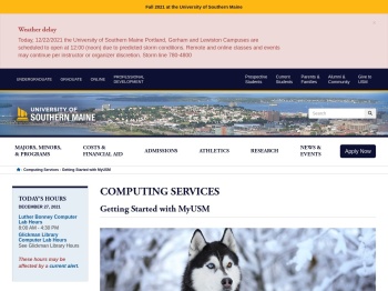 MyUSM Campus Portal | Computing Services | University of ...
