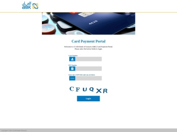 Welcome to ABK Card Payment Portal - Al Ahli Bank of Kuwait ...