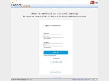 Patient Portal: Login