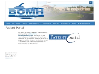 Patient Portal | Baraga County Memorial Hospital