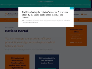 Patient Portal - Baltimore Medical System