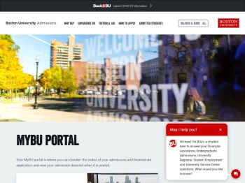 MyBU Student Portal Login | Admissions - Boston University