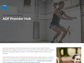 Bupa Health Services | ADF HSC Provider Hub