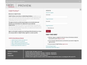CAQH ProView - Sign In