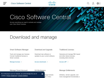 Cisco Software Central