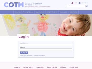 Login – College of Occupational Therapists of Manitoba