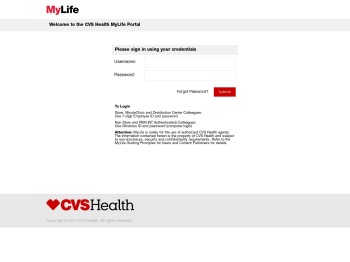 MyLifePortal-Login - CVS Health