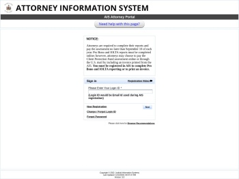 AIS Attorney Portal