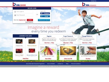 RBL Rewards Portal - Login - RBL Bank