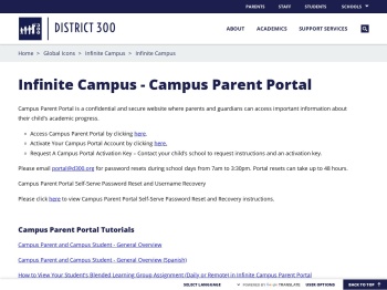 Infinite Campus - District 300