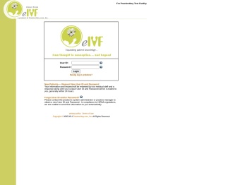 eIVF Patient Portal - Login - Houston Fertility Institute
