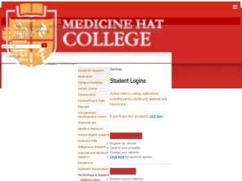Student Logins - Medicine Hat College
