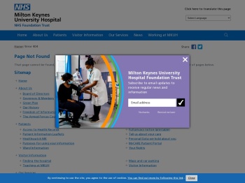 MyCARE Patient Portal - Milton Keynes University Hospital