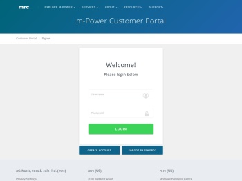 m-Power Customer Portal - Mrc