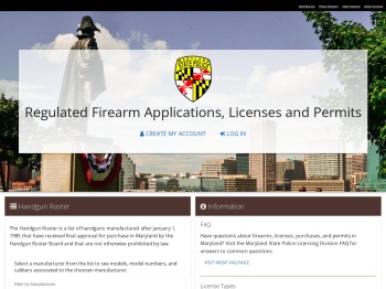 Maryland State Police | Firearm Registration