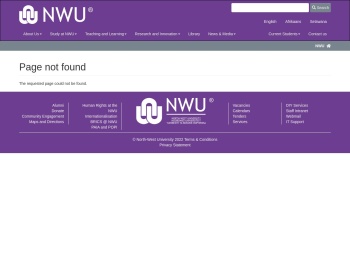 DIY Service Apps now available from outside the NWU | NWU ...