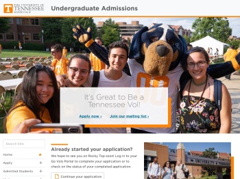 Welcome Future Vols | Undergraduate Admissions - UTK ...