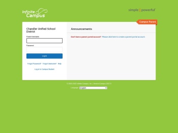 Parent and Student Portal - Online Grades / Infinite Campus ...